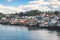 Gamboa Palafitos Stilt Houses - Castro, Chiloe Island, Chile Royalty Free Stock Photo