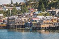 Gamboa Palafitos Stilt Houses - Castro, Chiloe Island, Chile Royalty Free Stock Photo