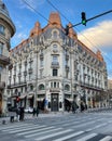 Gambrinus brewery(Beraria Gambrinus), Regina Elisabeta boulevard, Bucharest, Romania Royalty Free Stock Photo