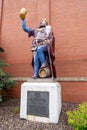 Gambrinus King of Beer statue at the at the City Brewery, which makes Miller, Coors among other drinks. Royalty Free Stock Photo