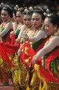 Gambyong traditional Javanese dance