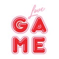 LOVE GAMES, DESIGN SPORTS T-SHIRTS