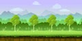 Game background 2d application. Vector design.