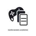 game-based learning isolated icon. simple element illustration from e-learning and education concept icons. game-based learning