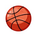 game basketball ball cartoon vector illustration Royalty Free Stock Photo