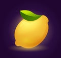 Game big lemon Royalty Free Stock Photo