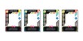 Game card frame template set collection Royalty Free Stock Photo