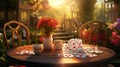 game card party background Royalty Free Stock Photo