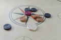 A game of carrom