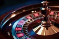 A Game of Chance: The Roulette Table at the Casino - Generative AI Royalty Free Stock Photo
