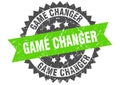 game changer round grunge stamp. game changer Royalty Free Stock Photo