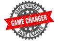game changer round grunge stamp. game changer Royalty Free Stock Photo