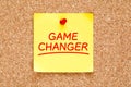 Game Changer Sticky Note Royalty Free Stock Photo