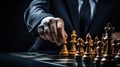 A game of chess in the hands of a businessman can serve as a longterm strategic analogy