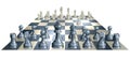 Game of chess illustration Royalty Free Stock Photo