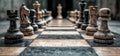The game of chess involves strategic decision making, planning, and competition