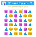 Logical game. Attention tasks for children