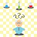 Game for children - helping scientist