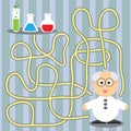 Game for children - helping scientist