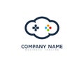 Game Cloud Icon Logo Design Element Royalty Free Stock Photo
