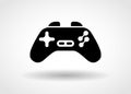 Game console controller vector illustration icon Royalty Free Stock Photo