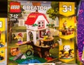 Game constructor LEGO Creator 31078 In search in the shopping center on the shelf in the department of children `s toys on May 5,