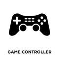 Game Controller Cross icon vector isolated on white background,