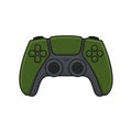 Game Controller. Green Joystick Icon. Gamepad for Game Console. Vector