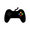 Game controller icon. Joystick sign icon vector. Gamepad vector illustration on white isolated background. Gaming console