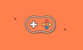 Game controller icon vector illustration Cocnept Royalty Free Stock Photo