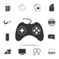 Game controller iconSet of Human weakness and Addiction element icon. Premium quality graphic design. Signs, outline symbols colle