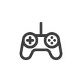 Game controller line icon