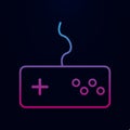 Game controller line nolan icon. Simple thin line, outline vector of web icons for ui and ux, website or mobile application