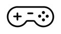 Game controller with plus sign, for add game or multiplayer, vector design Generative AI Royalty Free Stock Photo