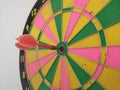 Game of darts on the wall Royalty Free Stock Photo