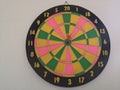 Game of darts on the wall Royalty Free Stock Photo