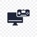 Game development transparent icon. Game development symbol design from Programming collection. Royalty Free Stock Photo