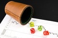 Game Dice 1 Royalty Free Stock Photo