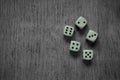 Game dice abstract