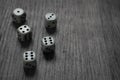 Game dice abstract