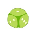 game dice cartoon vector illustration Royalty Free Stock Photo