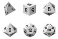 Game Dice Illustration Roleplaying Board Game Set Royalty Free Stock Photo