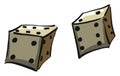 Game dice, illustration, vector