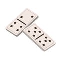 game domino pieces Royalty Free Stock Photo