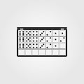 Game domino playing Royalty Free Stock Photo