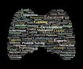 Game Dynamics Word Cloud. Core Concepts Of Gaming, Esports, Development, And Design Royalty Free Stock Photo