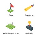 Game Equipments Vectors Icons