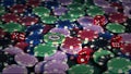 Game Gambling Tools Money Poker Chips Royalty Free Stock Photo