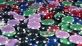 Game Gambling Tools Money Poker Chips Royalty Free Stock Photo