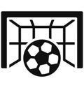 Game, goal Isolated Vector Icon that can be easily modified or edited Royalty Free Stock Photo